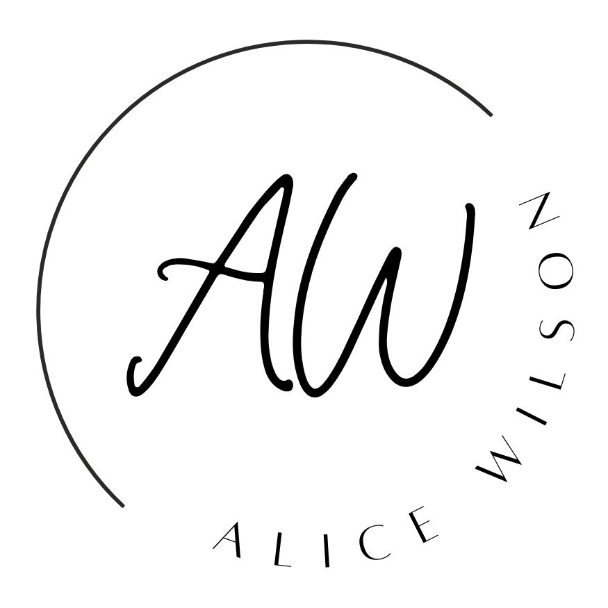 Script Initials Circle